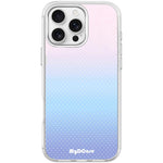 Custodia magnetica per telefono con motivo a pois azzurri, For iPhone 16 Pro Max, For iPhone 16 Pro, For iPhone 15 Pro Max, For iPhone 15 Pro