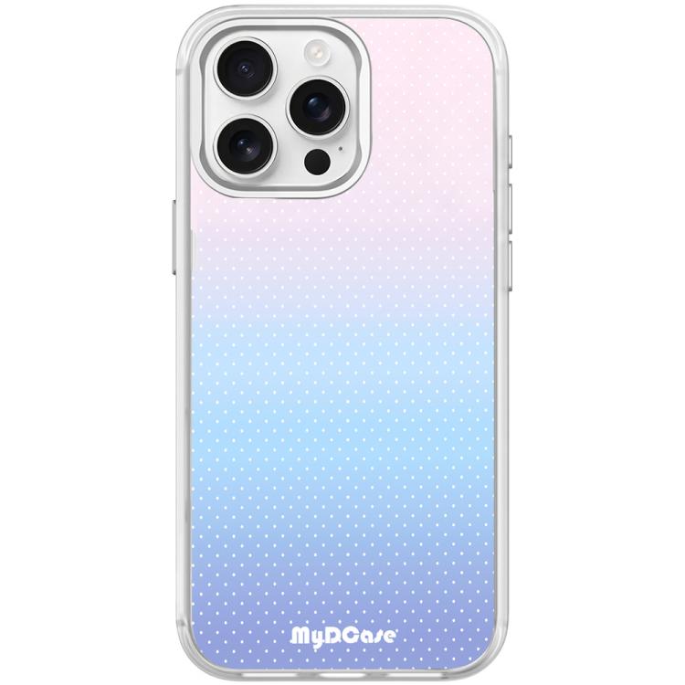 Custodia magnetica per telefono con motivo a pois azzurri, For iPhone 16 Pro Max, For iPhone 16 Pro, For iPhone 15 Pro Max, For iPhone 15 Pro