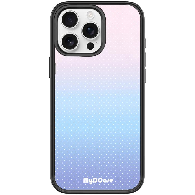 Custodia magnetica per telefono con motivo a pois azzurri, For iPhone 16 Pro Max, For iPhone 16 Pro, For iPhone 15 Pro Max, For iPhone 15 Pro