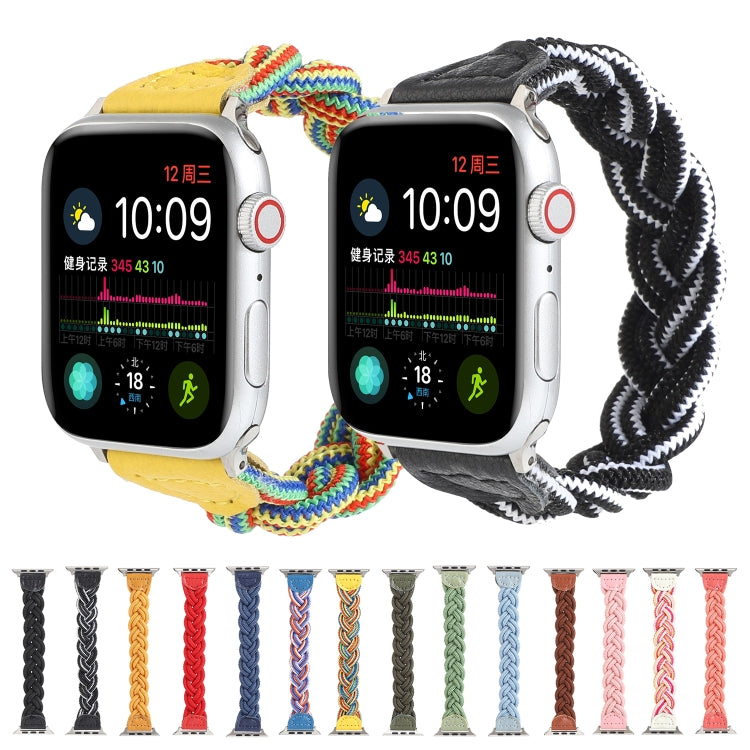 Cinturino in tessuto elastico per Apple Watch Series 6 e SE e 5 e 4 40 mm / 3 e 2 e 1 38 mm, 120mm