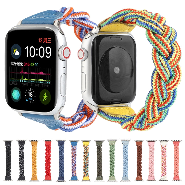 Cinturino in tessuto elastico per Apple Watch Series 6 e SE e 5 e 4 40 mm / 3 e 2 e 1 38 mm, 130mm