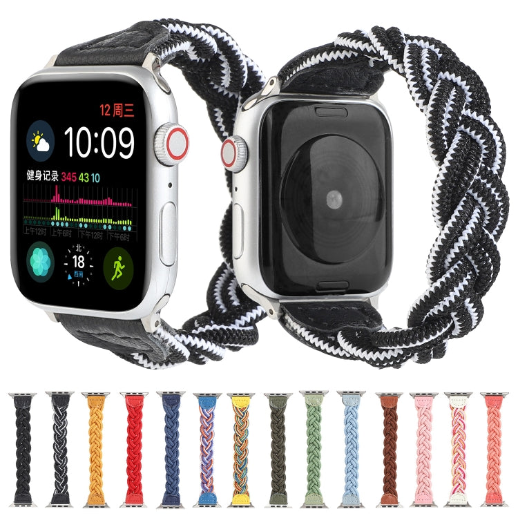 Cinturino in tessuto elastico per Apple Watch Series 6 e SE e 5 e 4 40 mm / 3 e 2 e 1 38 mm, 160mm