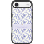 Custodia magnetica per telefono con motivo floreale viola chiaro, For iPhone 17 Pro Max, For iPhone 17 Pro, For iPhone 17, For iPhone Air