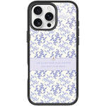 Custodia magnetica per telefono con motivo floreale viola chiaro, For iPhone 16 Pro Max, For iPhone 16 Pro, For iPhone 15 Pro Max, For iPhone 15 Pro