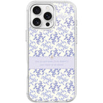 Custodia magnetica per telefono con motivo floreale viola chiaro, For iPhone 16 Pro Max, For iPhone 16 Pro, For iPhone 15 Pro Max, For iPhone 15 Pro