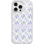 Custodia magnetica per telefono con motivo floreale viola chiaro, For iPhone 16 Pro Max, For iPhone 16 Pro, For iPhone 15 Pro Max, For iPhone 15 Pro