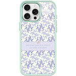 Custodia magnetica per telefono con motivo floreale viola chiaro, For iPhone 16 Pro Max, For iPhone 16 Pro, For iPhone 15 Pro Max, For iPhone 15 Pro