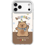 Adorabile custodia magnetica per telefono con motivo a piccolo capibara, For iPhone 17 Pro Max, For iPhone 17 Pro, For iPhone 17, For iPhone Air