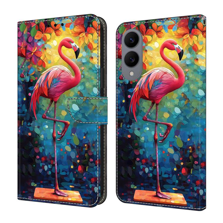 Custodia per telefono in ecopelle con effetto cristallo., For Samsung Galaxy S25 Edge 5G