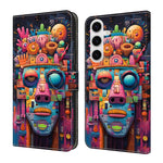 Custodia per telefono in ecopelle con effetto cristallo., For Samsung Galaxy S24+ / S25+ 5G