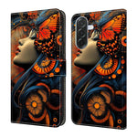 Custodia per telefono in ecopelle con effetto cristallo., For Samsung Galaxy A57 5G