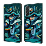 Custodia per telefono in ecopelle con effetto cristallo., For Samsung Galaxy A57 5G