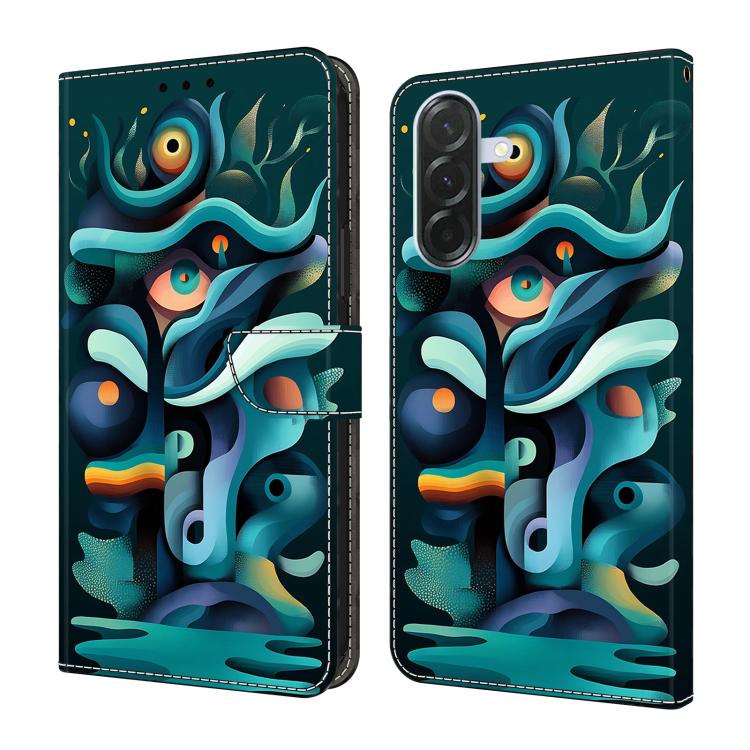Custodia per telefono in ecopelle con effetto cristallo., For Samsung Galaxy A57 5G