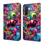 Custodia per telefono in ecopelle con effetto cristallo., For Samsung Galaxy A57 5G
