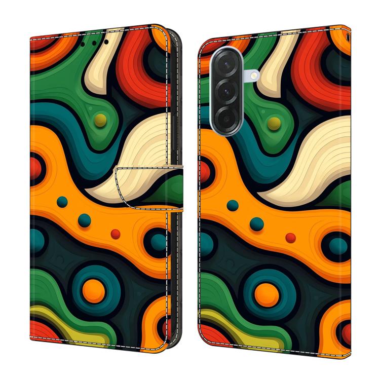 Custodia per telefono in ecopelle con effetto cristallo., For Samsung Galaxy A57 5G