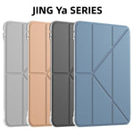 Custodia per tablet pieghevole a Y in ecopelle Mutura serie JingYa, For iPad 2025 / 2022, For iPad Air 13 2026 / 2025 / 2024, For iPad Air 11 2026 / 2025 / 2024, For iPad Pro 13 2025 / 2024, For iPad Pro 11 2025 / 2024, For iPad Pro 11 2022 / 2021 / 2020