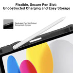 Custodia per tablet pieghevole a Y in ecopelle della serie Mutura LiShi, For iPad 2025 / 2022, For iPad Air 11 2026 / 2025 / 2024