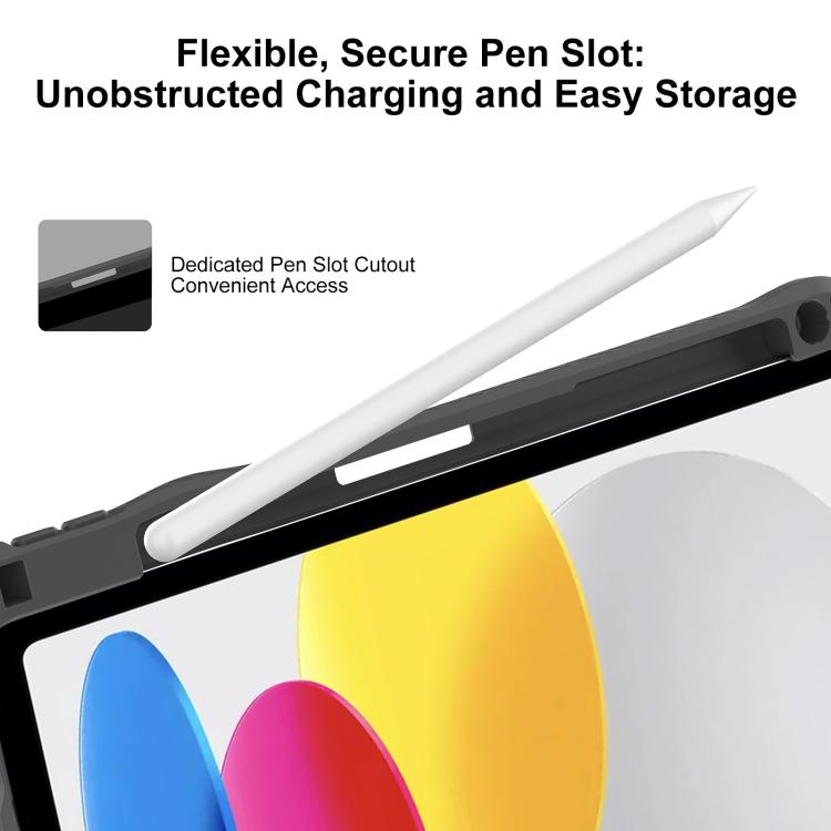 Custodia per tablet pieghevole a Y in ecopelle della serie Mutura LiShi, For iPad 2025 / 2022, For iPad Air 11 2026 / 2025 / 2024
