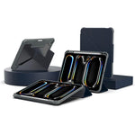 Custodia per tablet pieghevole a Y in ecopelle della serie Mutura LiShi, For iPad 2025 / 2022, For iPad Air 11 2026 / 2025 / 2024