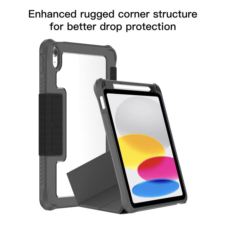Custodia per tablet pieghevole a Y in ecopelle Mutura WenLan Series, For iPad 2025 / 2022, For iPad Air 11 2026 / 2025 / 2024