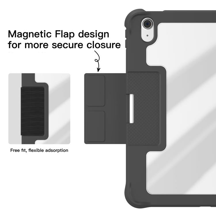 Custodia per tablet pieghevole a Y in ecopelle Mutura WenLan Series, For iPad 2025 / 2022, For iPad Air 11 2026 / 2025 / 2024