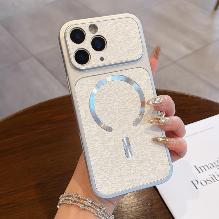 Custodia magnetica per telefono in ecopelle con texture litchi, For iPhone 11 Pro Max, For iPhone 11