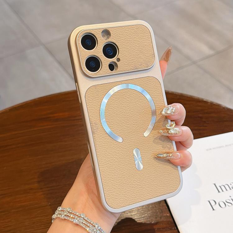 Custodia magnetica per telefono in ecopelle con texture litchi, For iPhone 14, For iPhone 14 Pro, For iPhone 14 Pro Max