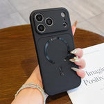 Custodia magnetica per telefono in ecopelle con texture litchi, For iPhone 17 Pro Max, For iPhone 17 Pro, For iPhone 17