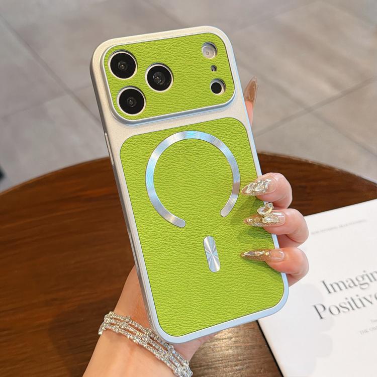 Custodia magnetica per telefono in ecopelle con texture litchi, For iPhone 17 Pro Max, For iPhone 17 Pro, For iPhone 17