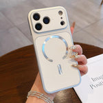 Custodia magnetica per telefono in ecopelle con texture litchi, For iPhone 17 Pro Max, For iPhone 17 Pro, For iPhone 17