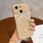 Custodia magnetica per telefono in ecopelle con texture litchi, For iPhone 15 Plus, For iPhone 15, For iPhone 14 Plus