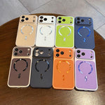 Custodia magnetica per telefono in ecopelle con texture litchi, For iPhone 16 Pro Max, For iPhone 16 Pro, For iPhone 16 Plus