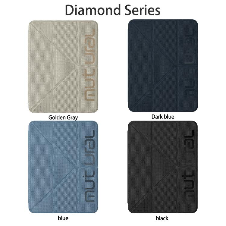 Custodia per tablet pieghevole a Y in ecopelle Mutura serie XingZuan, For iPad 2025 / 2022, For iPad Air 13 2026 / 2025 / 2024, For iPad Air 11 2026 / 2025 / 2024, For iPad Pro 13 2025 / 2024, For iPad Pro 11 2025 / 2024                                ...