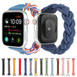 Cinturino in tessuto elastico per Apple Watch Series 6 e SE e 5 e 4 44 mm / 3 e 2 e 1 42 mm, 130mm