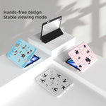 Custodia per tablet a tre ante in ecopelle Mutura XingYi Series, For iPad Air 13 2026 / 2025 / 2024, For iPad Air 11 2026 / 2025 / 2024, For iPad Pro 13 2025 / 2024