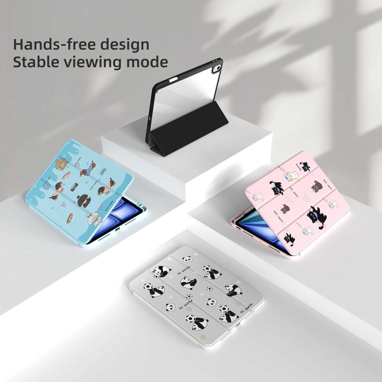 Custodia per tablet a tre ante in ecopelle Mutura XingYi Series, For iPad Air 13 2026 / 2025 / 2024, For iPad Air 11 2026 / 2025 / 2024, For iPad Pro 13 2025 / 2024
