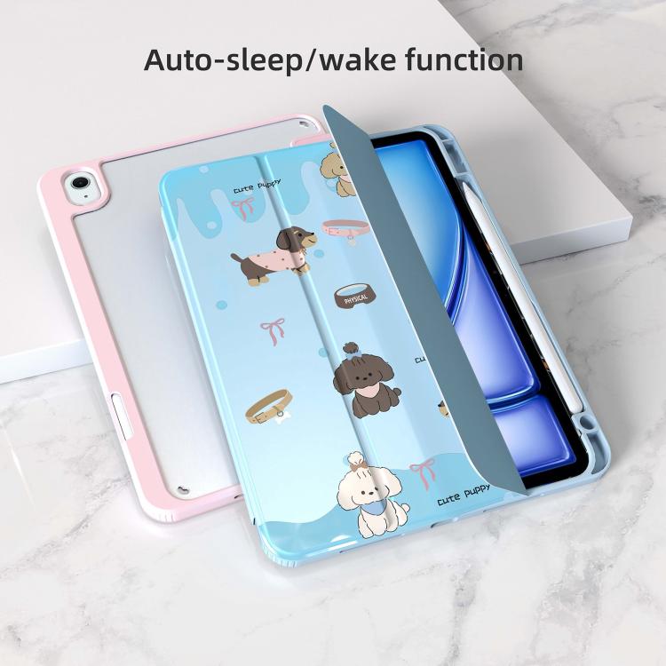 Custodia per tablet a tre ante in ecopelle Mutura XingYi Series, For iPad Air 13 2026 / 2025 / 2024, For iPad Air 11 2026 / 2025 / 2024, For iPad Pro 13 2025 / 2024