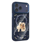 Custodia magnetica in silicone liquido con motivo di cuccioli reciproci, For iPhone 17 Pro Max, For iPhone 17 Pro