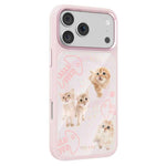 Custodia magnetica in silicone liquido con motivo di gatti in comune, For iPhone 17 Pro Max, For iPhone 17 Pro