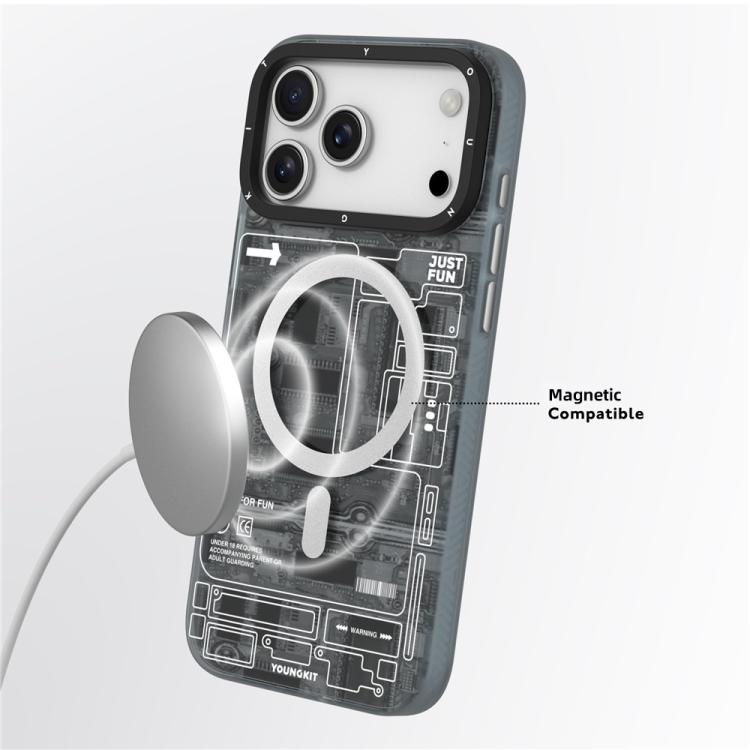 Custodia magnetica rigida in PC della serie YOUNGKIT Technology IMD, For iPhone 17 Pro Max, For iPhone 17 Pro, For iPhone 17, For iPhone Air