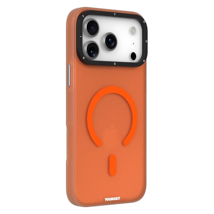 Custodia magnetica per telefono YOUNGKIT in PET TPU opaco., For iPhone 17 Pro Max, For iPhone 17 Pro