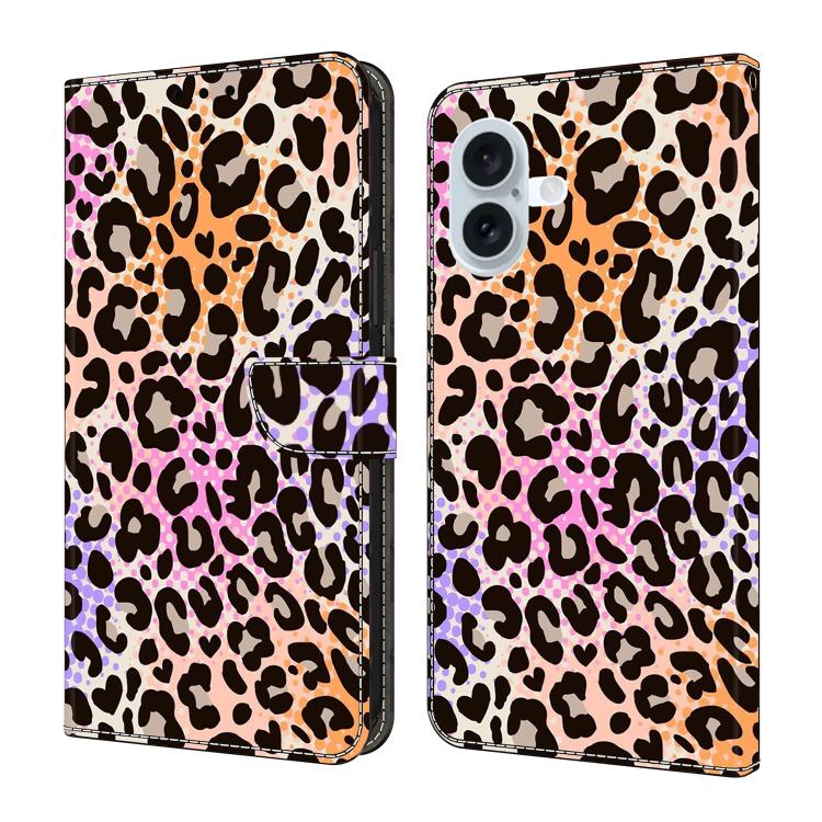 Custodia portafoglio in ecopelle effetto cristallo per iPhone 16