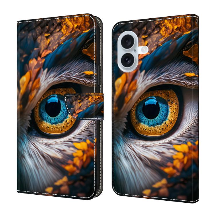 Custodia portafoglio in ecopelle effetto cristallo per iPhone 16