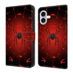 Custodia portafoglio in ecopelle effetto cristallo per iPhone 16