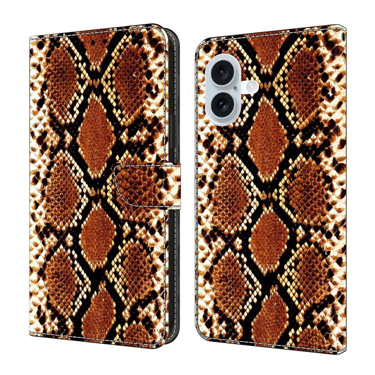 Custodia portafoglio in ecopelle effetto cristallo per iPhone 16