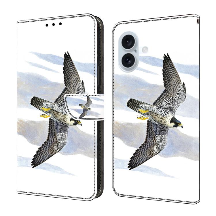 Custodia portafoglio in ecopelle effetto cristallo per iPhone 16