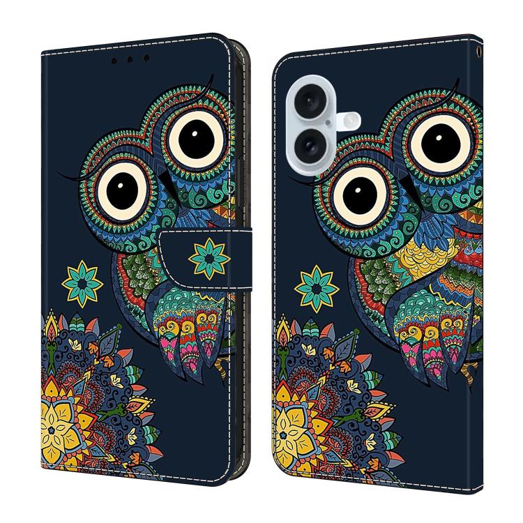 Custodia portafoglio in ecopelle effetto cristallo per iPhone 16