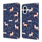 Custodia portafoglio in ecopelle effetto cristallo per iPhone 16