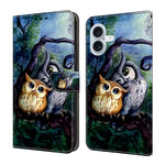 Custodia portafoglio in ecopelle effetto cristallo per iPhone 16