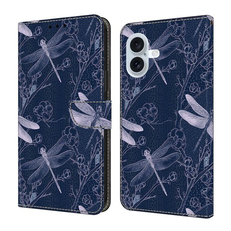 Custodia portafoglio in ecopelle effetto cristallo per iPhone 16